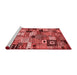 Contemporary Red Washable Rugs