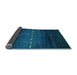 Sideview of Abstract Light Blue Contemporary Rug, con1599lblu