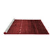 Contemporary Red Washable Rugs