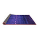 Sideview of Abstract Purple Contemporary Rug, con1599pur