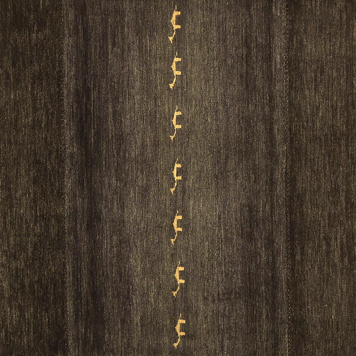 Square Machine Washable Abstract Brown Contemporary Rug, wshcon1599brn