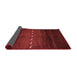 Abstract Red Contemporary Area Rugs