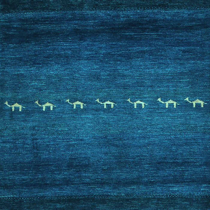 Abstract Light Blue Contemporary Rug, con1599lblu