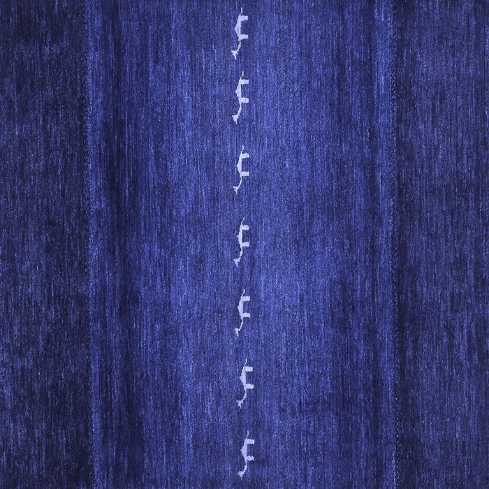 Square Machine Washable Abstract Blue Contemporary Rug, wshcon1599blu