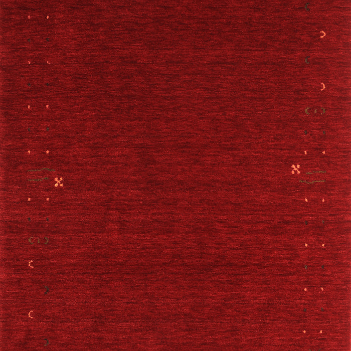 Abstract Orange Contemporary Rug, con159org