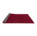 Sideview of Abstract Pink Contemporary Rug, con159pnk