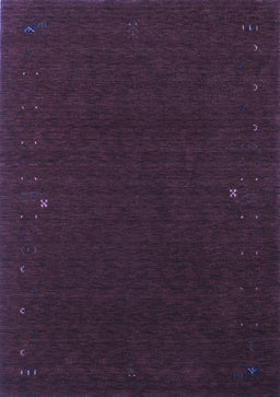 Abstract Blue Contemporary Rug, con159blu