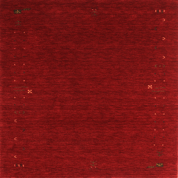 Serging Thickness of Abstract Orange Contemporary Rug, con159org