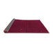 Sideview of Abstract Purple Contemporary Rug, con159pur