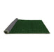 Sideview of Abstract Emerald Green Contemporary Rug, con159emgrn