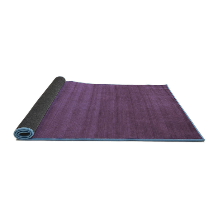 Sideview of Abstract Blue Contemporary Rug, con15blu