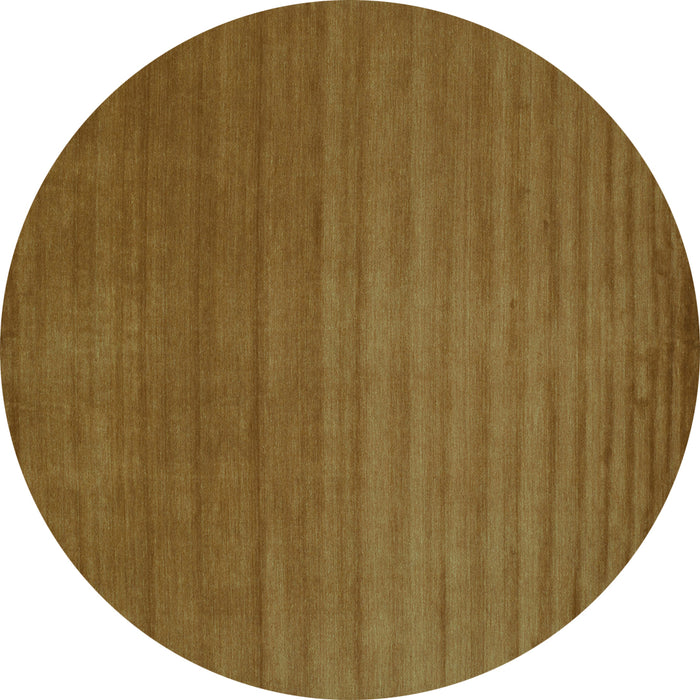 Round Abstract Turquoise Contemporary Rug, con15turq