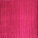 Square Machine Washable Abstract Pink Contemporary Rug, wshcon15pnk