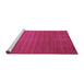 Sideview of Machine Washable Abstract Purple Contemporary Area Rugs, wshcon15pur