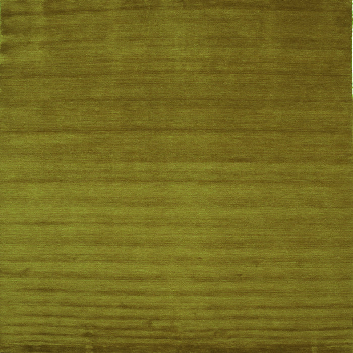Round Machine Washable Abstract Green Contemporary Area Rugs, wshcon15grn