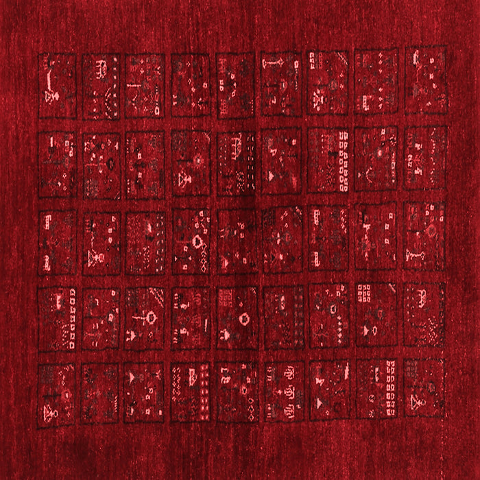 Abstract Red Contemporary Rug, con1600red