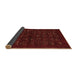 Sideview of Abstract Brown Contemporary Rug, con1600brn