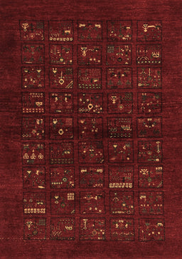 Abstract Brown Contemporary Rug, con1600brn