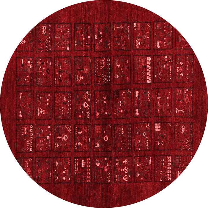 Abstract Red Contemporary Rug, con1600red