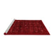 Contemporary Red Washable Rugs