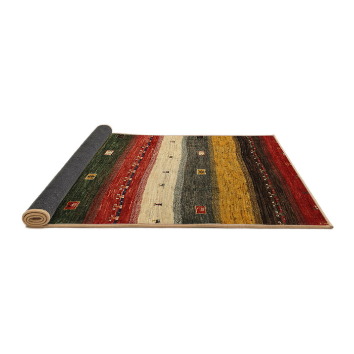 Thickness of Contemporary Red Modern Rug, con1601