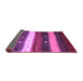 Sideview of Abstract Purple Contemporary Rug, con1601pur