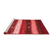 Contemporary Red Washable Rugs