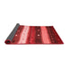 Abstract Red Contemporary Area Rugs