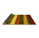 Sideview of Abstract Yellow Contemporary Rug, con1601yw