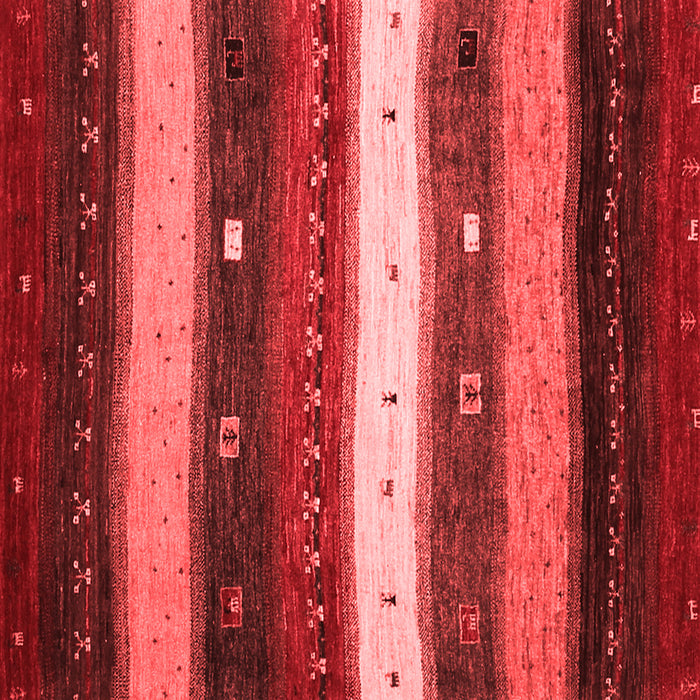 Machine Washable Abstract Red Contemporary Rug, wshcon1601red