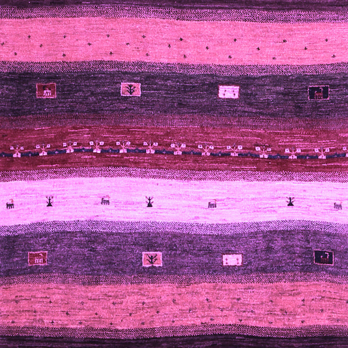 Machine Washable Abstract Purple Contemporary Area Rugs, wshcon1601pur