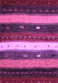 Abstract Purple Contemporary Rug, con1601pur