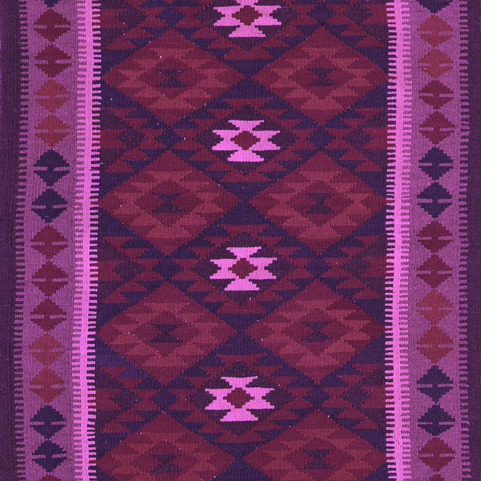 Machine Washable Oriental Purple Traditional Area Rugs, wshcon1602pur