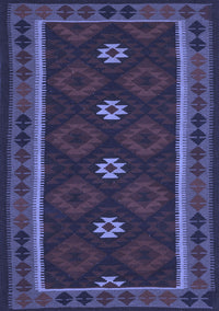 Oriental Blue Traditional Rug, con1602blu