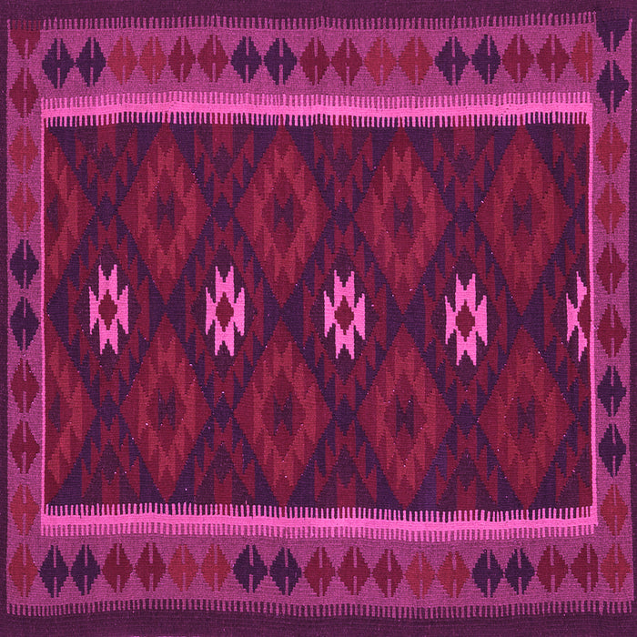 Square Oriental Pink Traditional Rug, con1602pnk