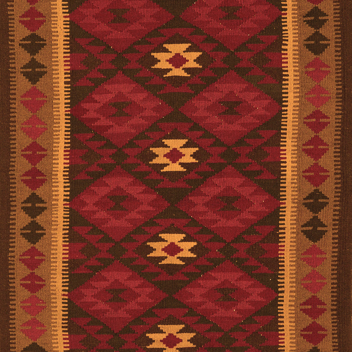 Oriental Orange Traditional Rug, con1602org