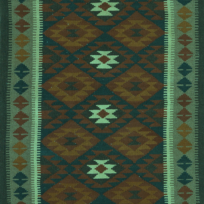 Oriental Turquoise Traditional Rug, con1602turq