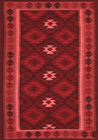 Oriental Red Traditional Rug, con1602red