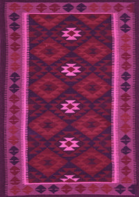 Oriental Pink Traditional Rug, con1602pnk