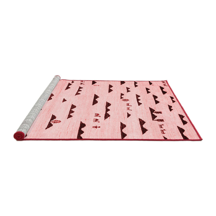 Modern Red Washable Rugs