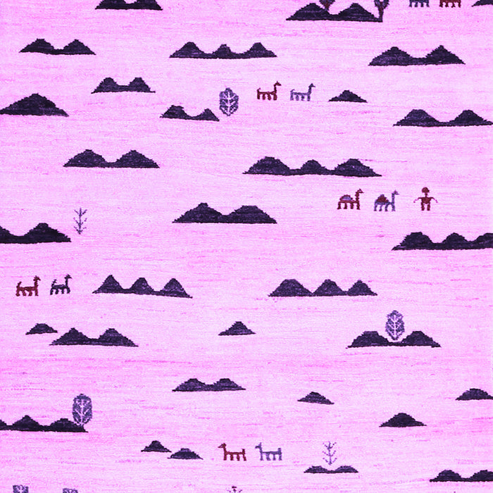 Solid Purple Modern Rug, con1603pur