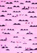 Solid Pink Modern Rug, con1603pnk