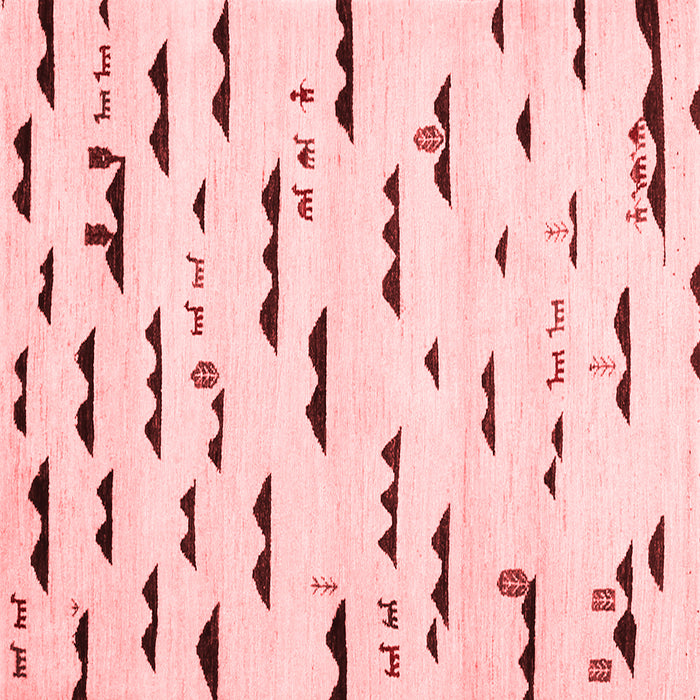 Solid Red Modern Rug, con1603red