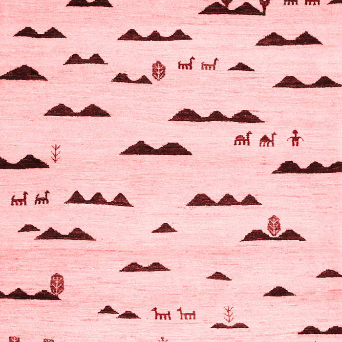 Solid Red Modern Area Rugs