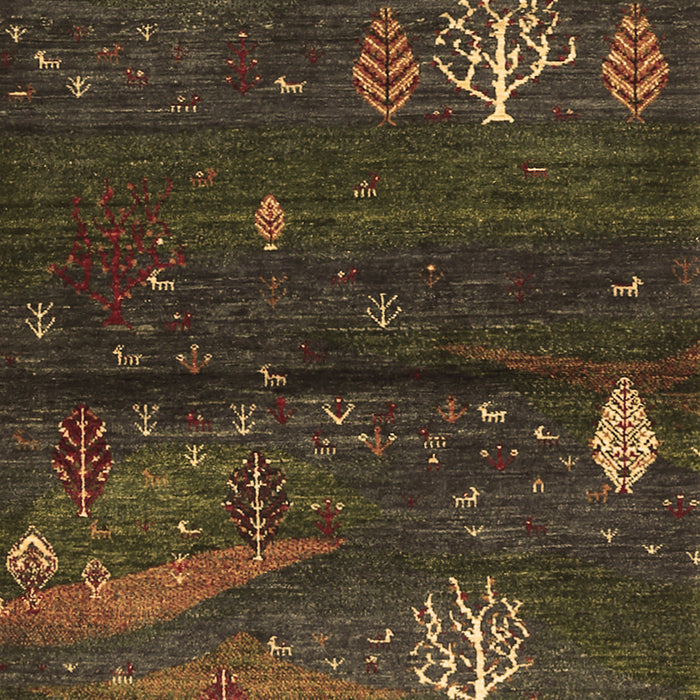 Abstract Brown Contemporary Rug, con1604brn