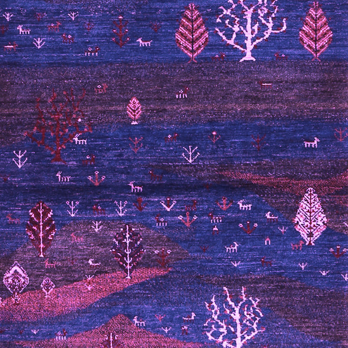 Machine Washable Abstract Purple Contemporary Area Rugs, wshcon1604pur