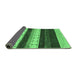 Sideview of Abstract Emerald Green Contemporary Rug, con1605emgrn