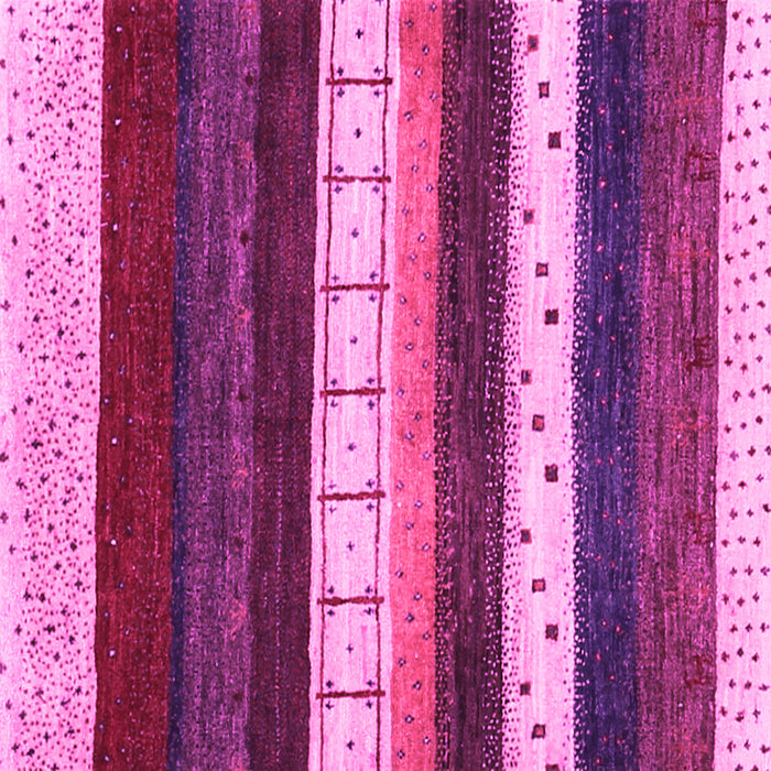 Square Abstract Pink Contemporary Rug, con1605pnk