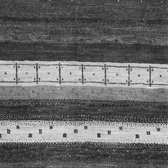 Abstract Gray Contemporary Rug, con1605gry