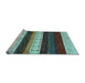 Sideview of Machine Washable Abstract Light Blue Contemporary Rug, wshcon1605lblu